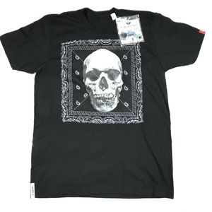 BWOOD DEATH BANDANA T-SHIRT "NWT" BRIAN WOOD TEE